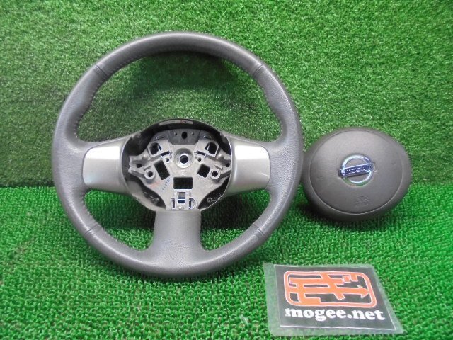 1EI6599CC5 ) Nissan Cube Z12/NZ12 original leather steering gear 