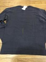 WAREHOUSE 5907 L/S HENLEY NECK TEE BLACK Mサイズ_画像4