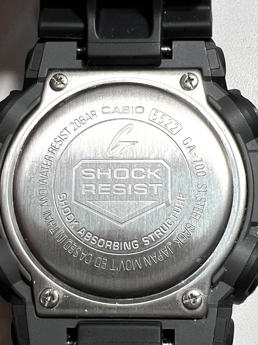 G-SHOCK [カシオ] 腕時計 ジーショック 【国内正規品】 GA-700-1BJF メンズ ブラック_画像5
