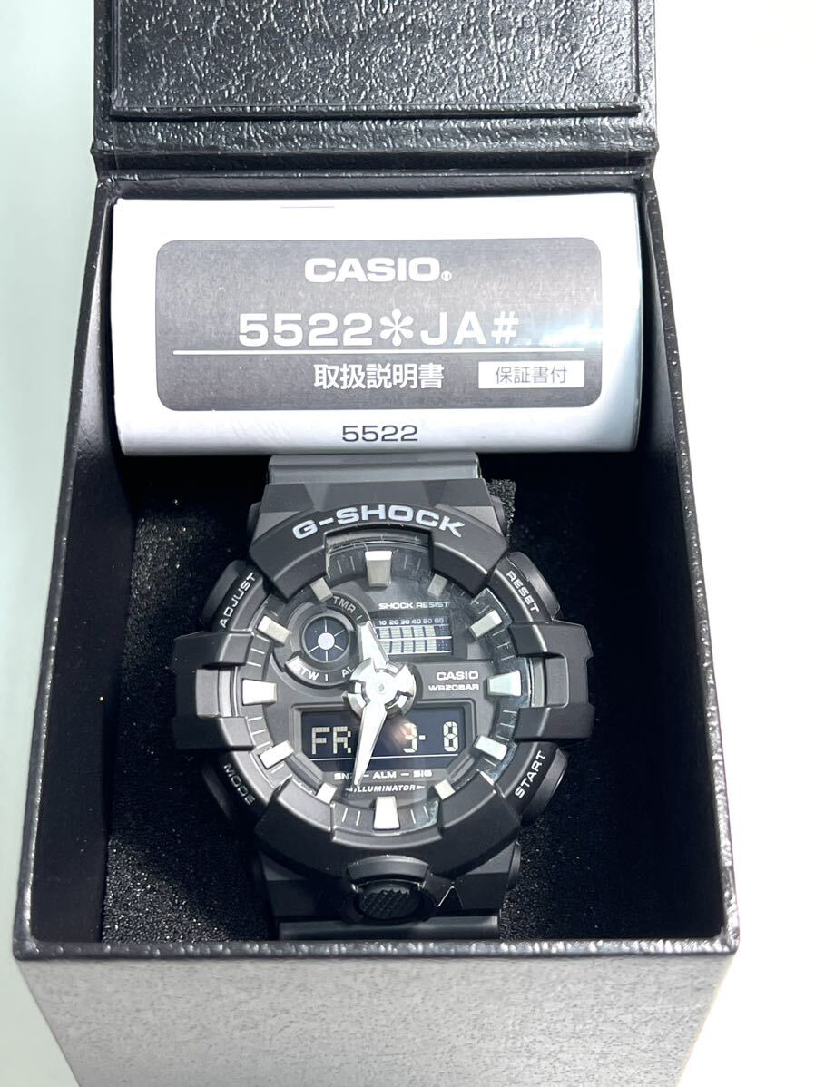 G-SHOCK [カシオ] 腕時計 ジーショック 【国内正規品】 GA-700-1BJF メンズ ブラック_画像7