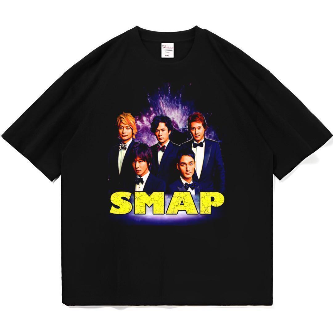SMAP スマップ Tシャツ ブラック vintage_画像1