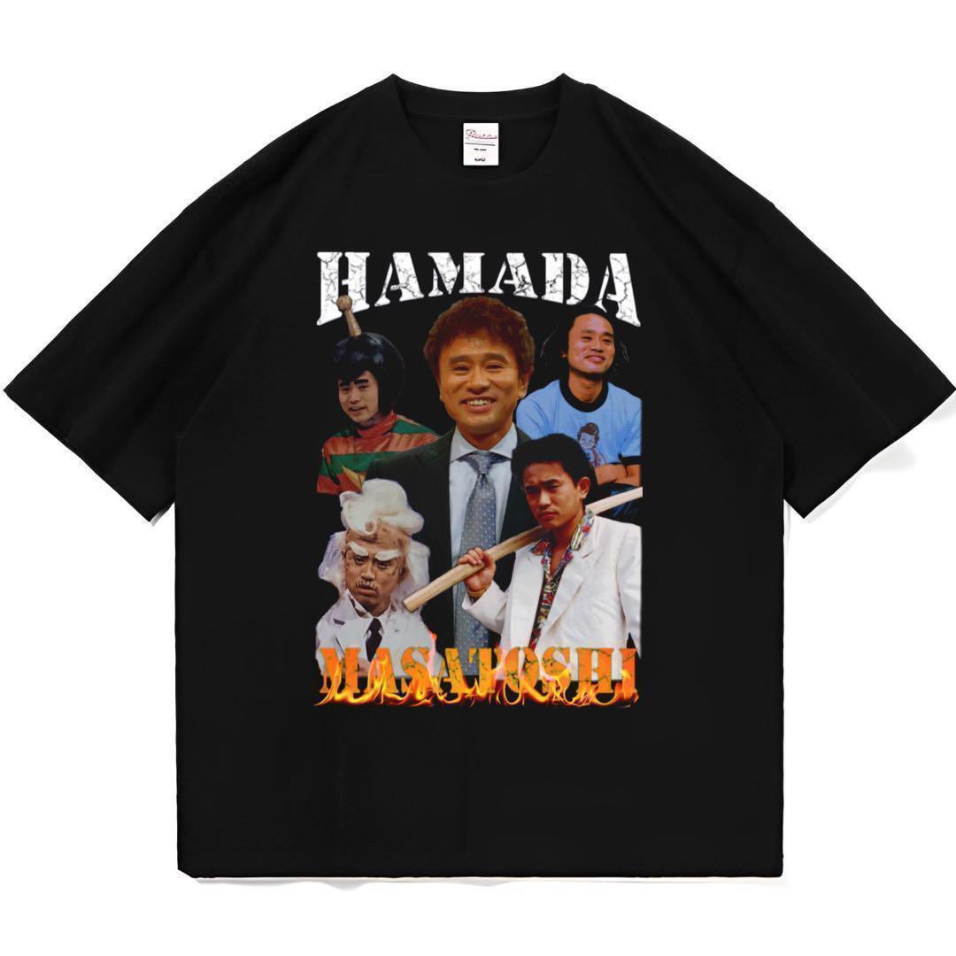 浜田雅功 Tシャツ raptee bootleg ブラック_画像1