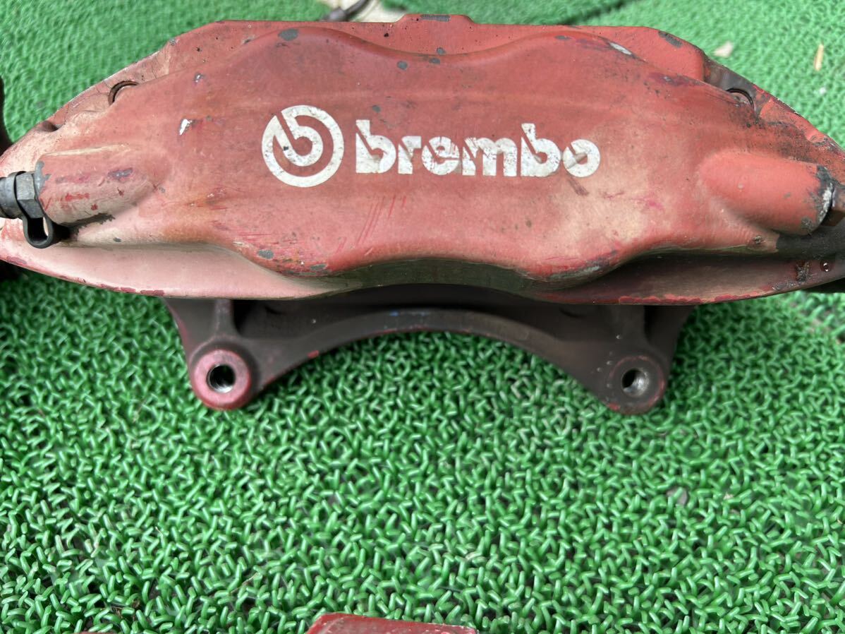 三菱 ランサー ランエボ エボ9 CT9A キャリパー ローター ブレンボ 1台分 brembo ランサーエボリューション　9 破損無し　ねじ山正常　1_画像4