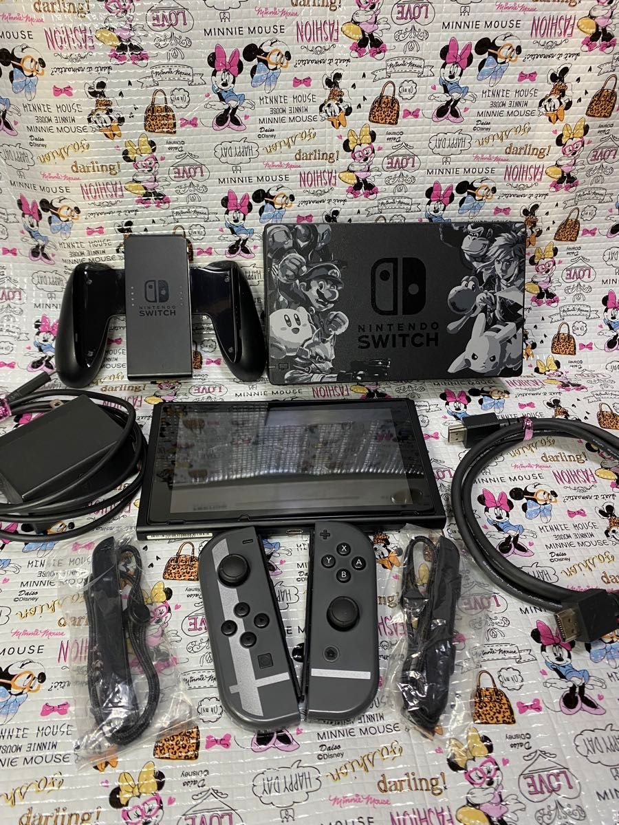 美品 Nintendo Switch本体スマッシュブラザーズ