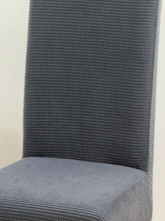 椅子 イス カバー 白 4枚 チェアカバー 無地 座面 背もたれ 北欧  の画像6