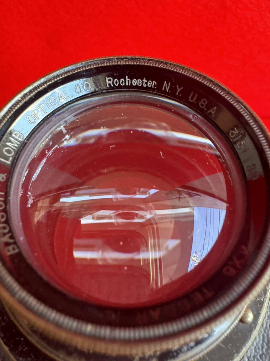 BAUSCH&LOMB OPTICAL Rochester TESSAR N.Y. U.S.A. 4×5 アメリカ製　_画像6