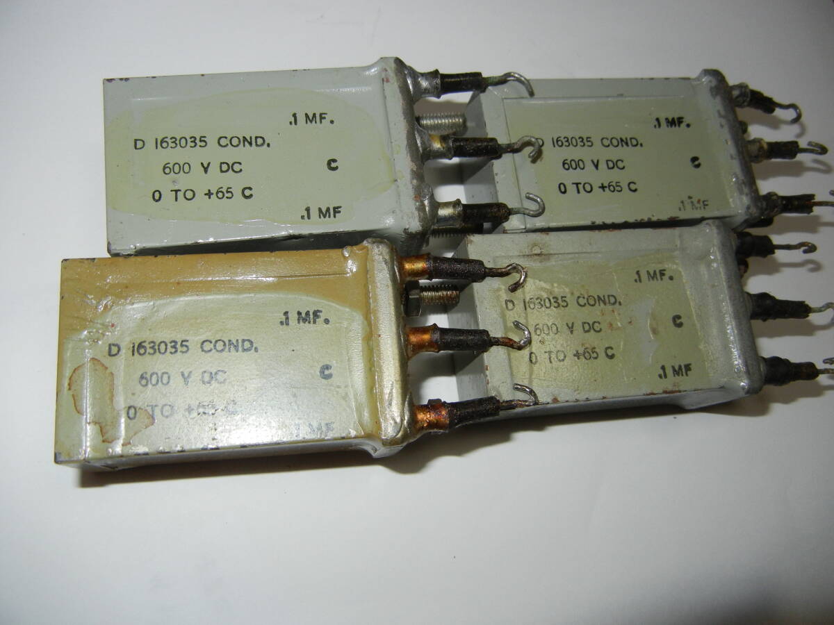 western Electric　D１６３０３５Ｃｏｎｄ　１，５ＭＦーｃ－１，５ＭＦ　４個_画像1