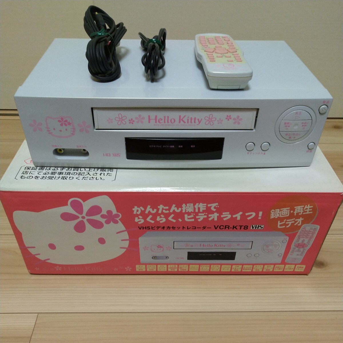 【希少 キティ バージョン】ORION ビデオカセットレコーダー VCR-KT8