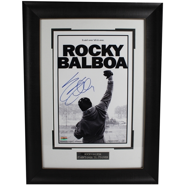  sill Bester start loan Rocky autograph sa instrument panel ruROCKY BALBOA JSA proof 