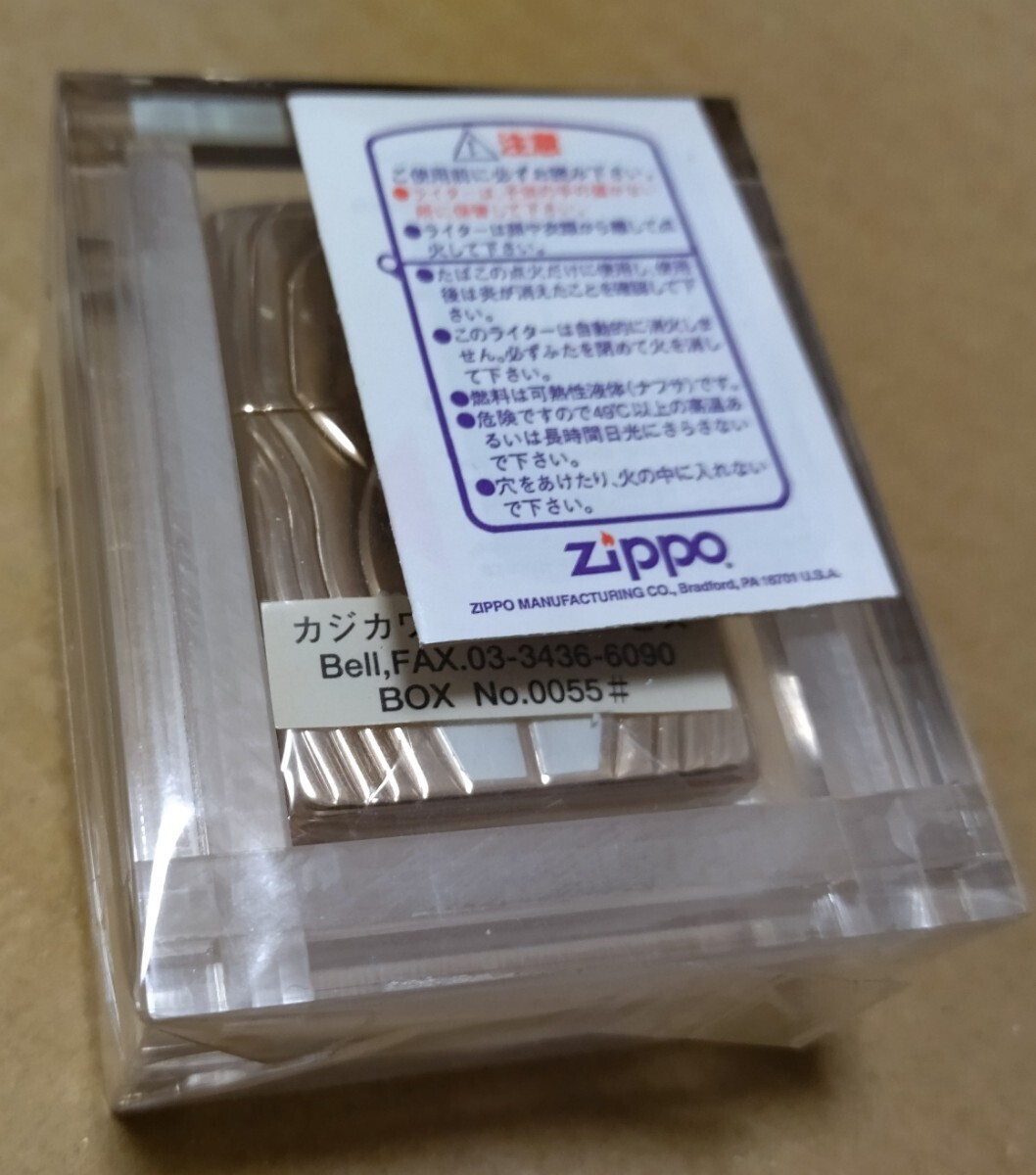新品 ZIPPO セクシーガール 両面加工 ゴールドリミテッド 2000年 シリアルナンバー付限定品_画像7
