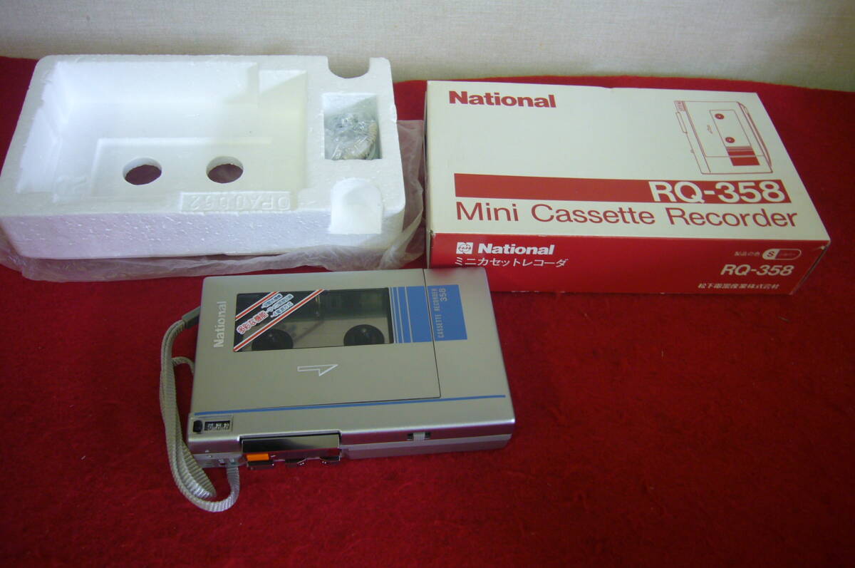 【未使用】National ナショナル カセットレコーダー RQ-358_画像1