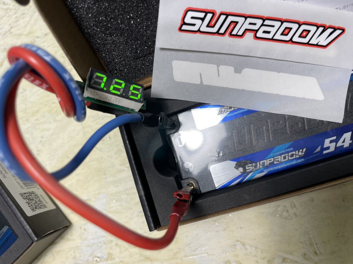 SUNPADOW LIPOバッテリー 未使用品2本！_画像3