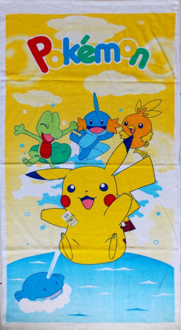 【超特価!!】海外★即決♪ 正規品!! ポケットモンスター バスタオル 140cm♪_画像1