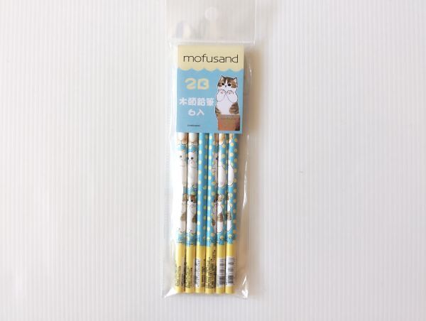  Taiwan limitation * prompt decision! regular goods!!mof Sand (MOFUSAND).. cat cat 2B pencil 6 pcs insertion .!