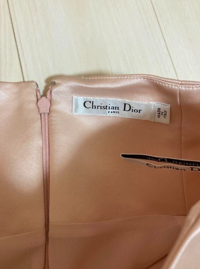 ★Christian Dior クリスチャンディオール★ セットアップ ピンク系 シルク100％ サイズ36の画像3