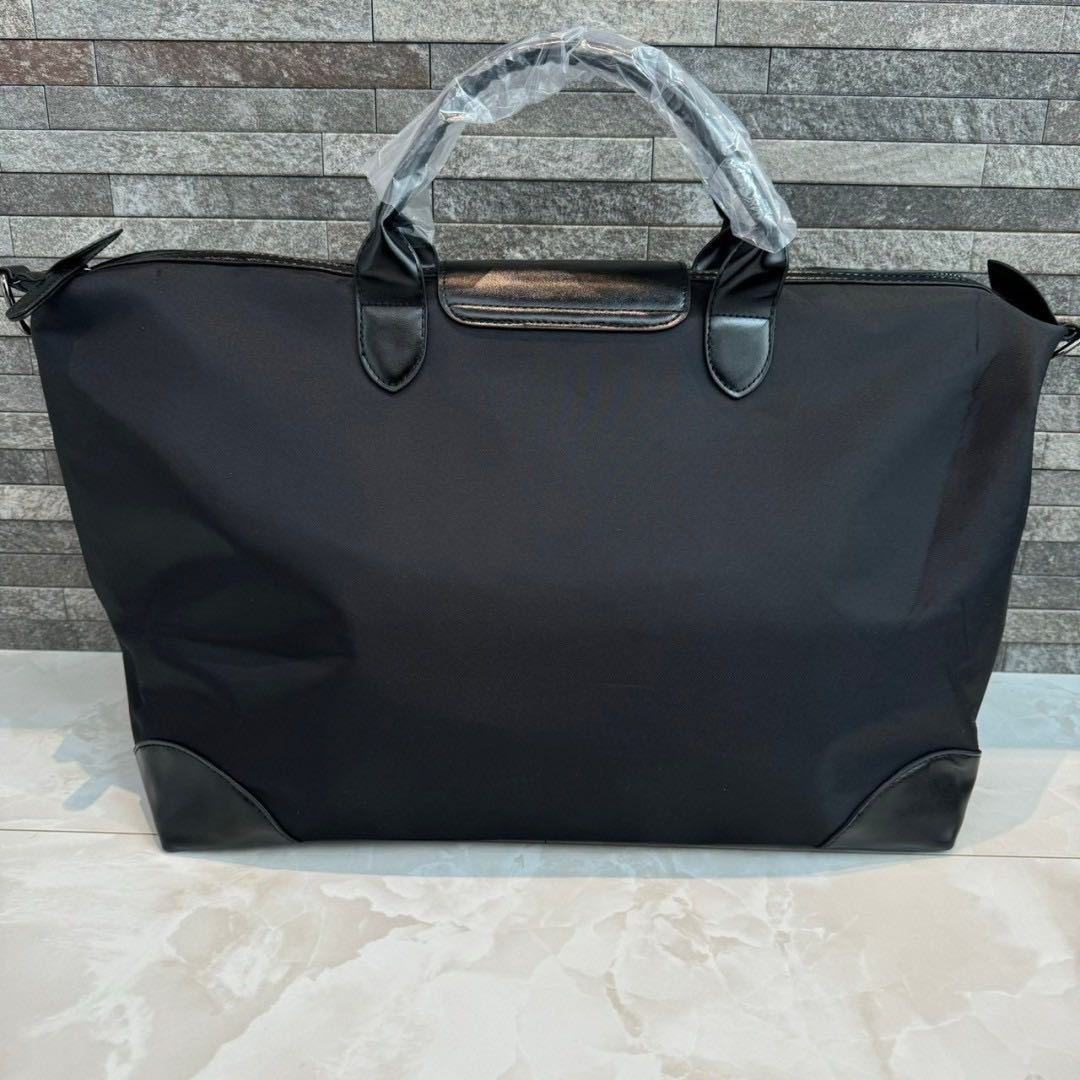  Boston bag shoulder bag 2way spangled travel Jim cat black [ new goods unused ] diagonal ..
