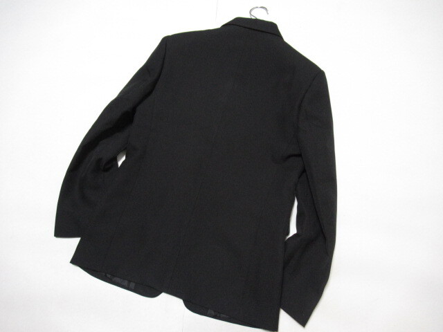 【極美品】 OLIVER HOUSE オリバーハウス ブラック フォーマル 3ボタン スーツ 上下 size 170 シャツ・ネクタイ付き _画像6
