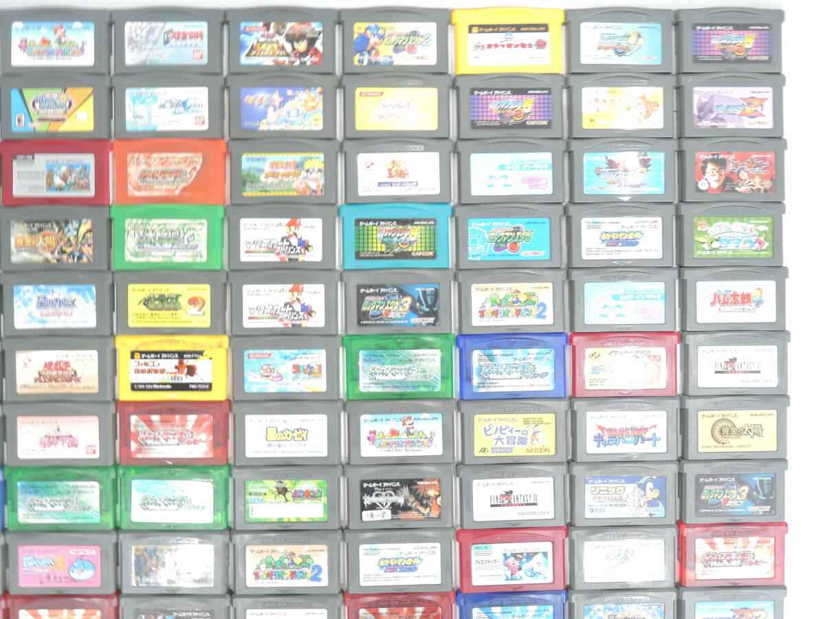 ゲームボーイアドバンスソフト 150本 まとめ売り GBA 動作未確認 A3200_画像3