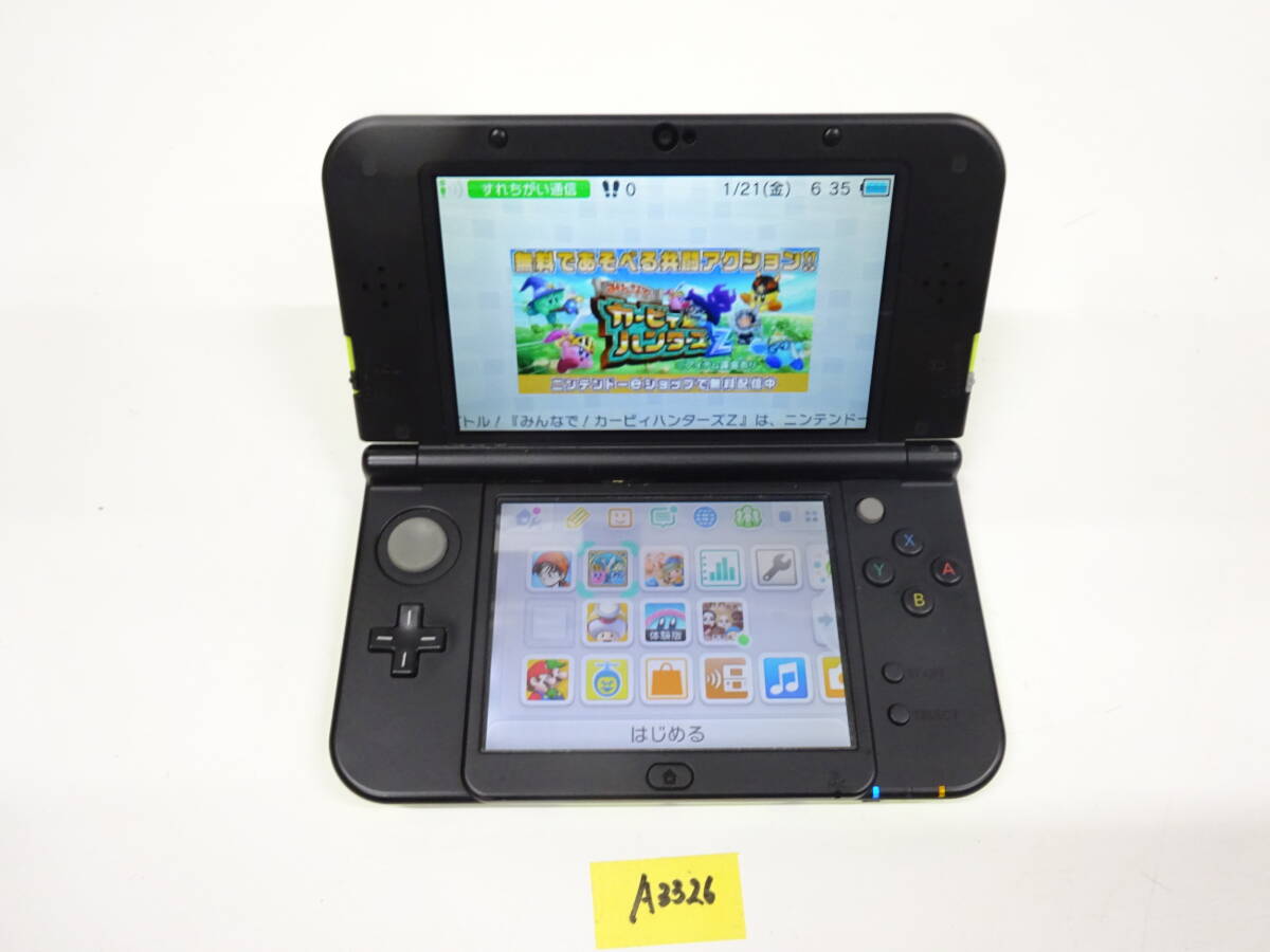 Nintendo 任天堂 ニンテンドー New3DSLL 本体 動作確認済み　A3326_画像2