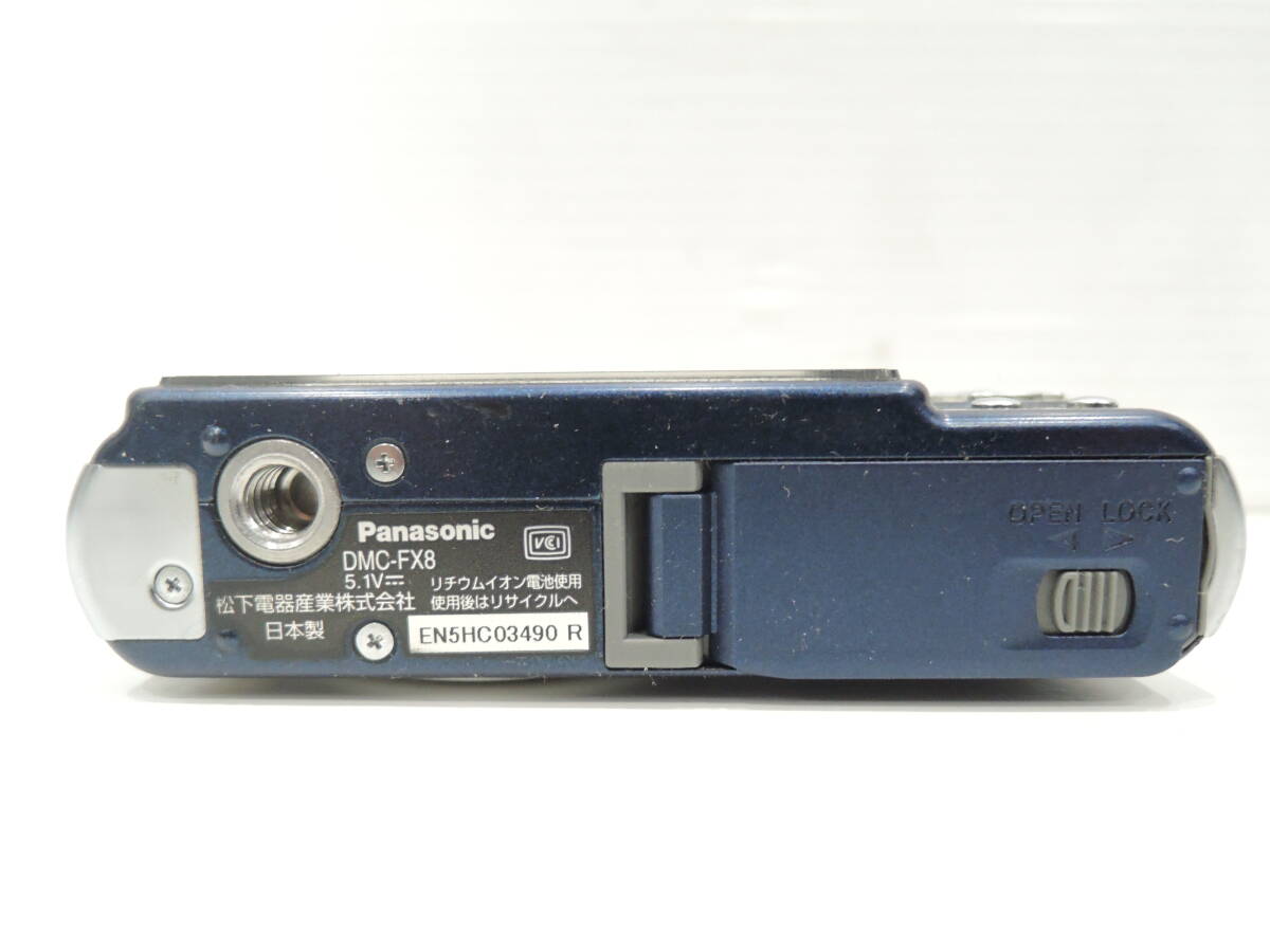 Panasonic LUMIX DMC-FX8 デジカメ 起動確認済 A3351の画像5