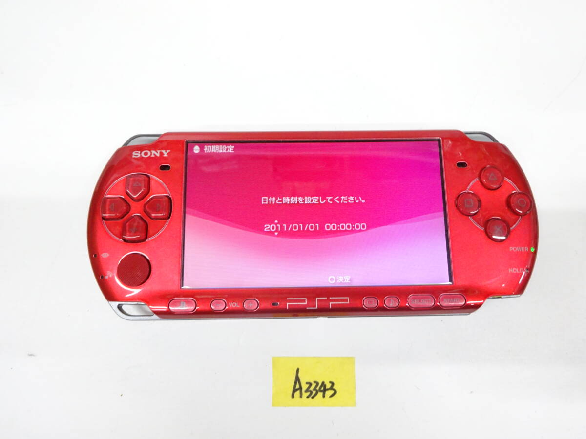 SONY プレイステーションポータブル PSP-3000 動作品 本体のみ A3343の画像1