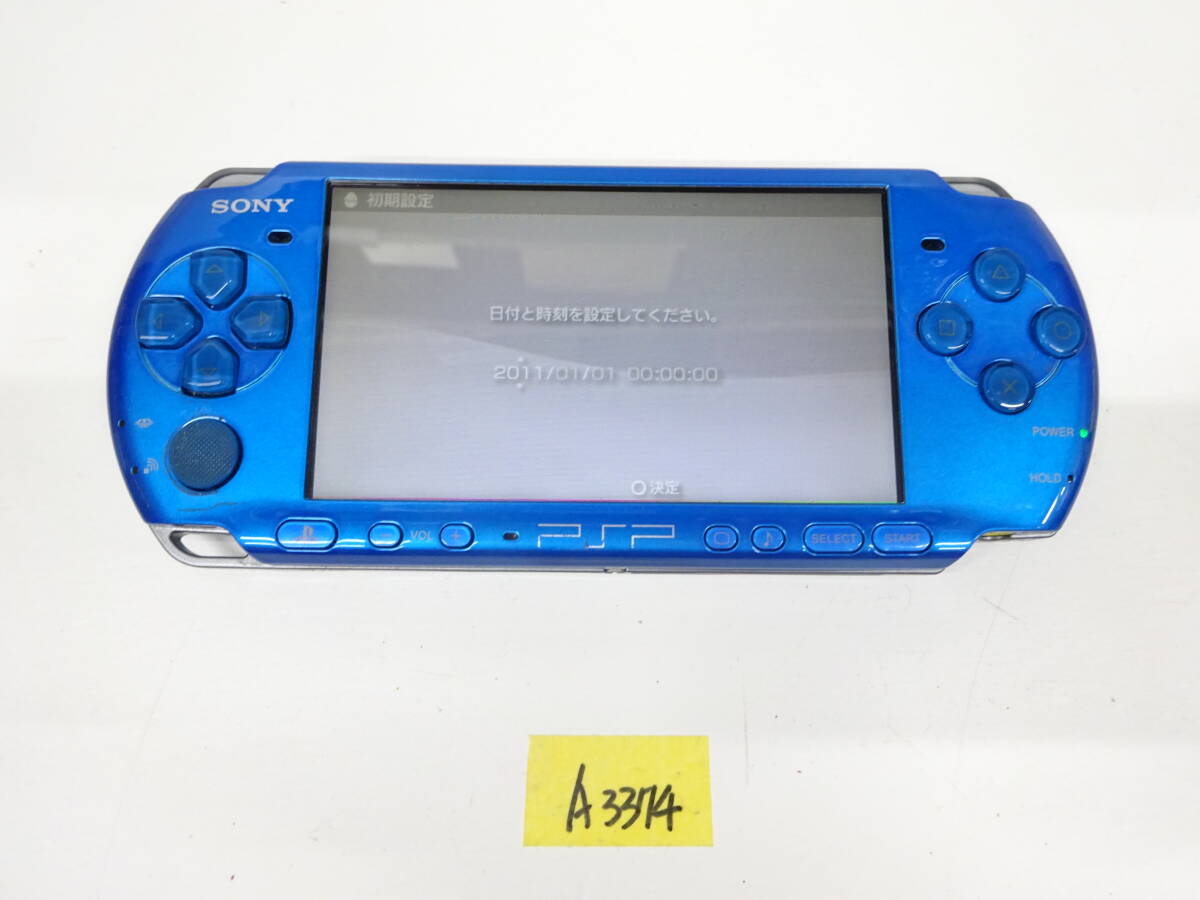 SONY プレイステーションポータブル PSP-3000 動作品 本体のみ A3374_画像1