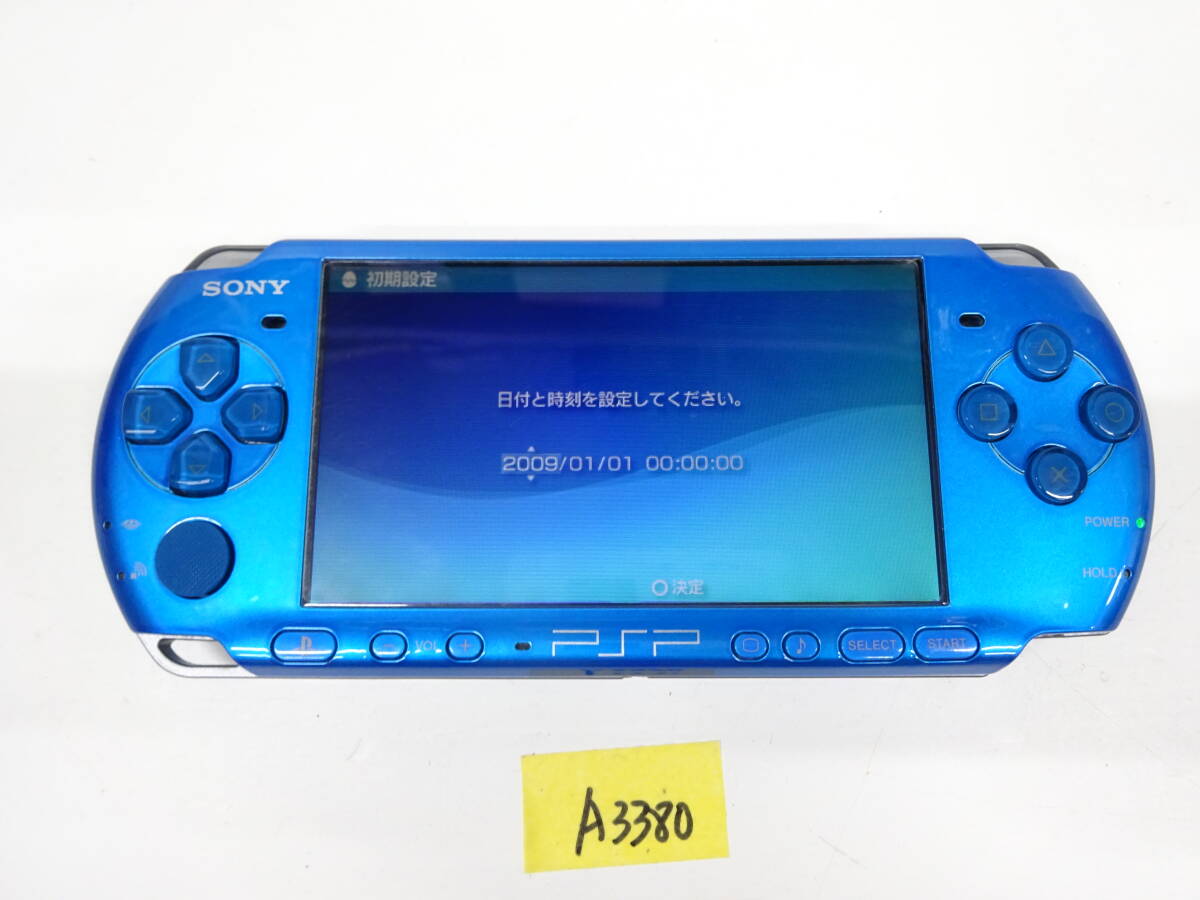 SONY プレイステーションポータブル PSP-3000 動作品 本体のみ A3380の画像1
