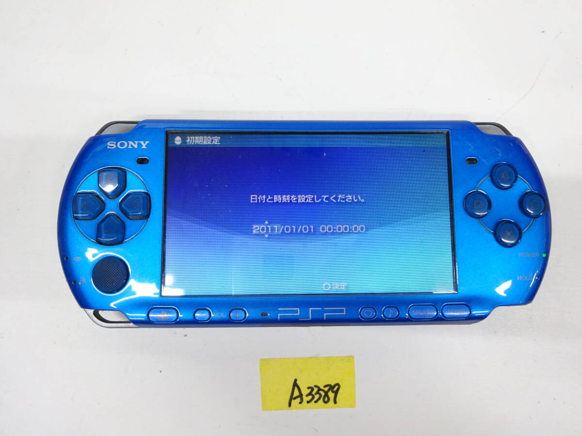 SONY プレイステーションポータブル PSP-3000 動作品 本体のみ A3389の画像1