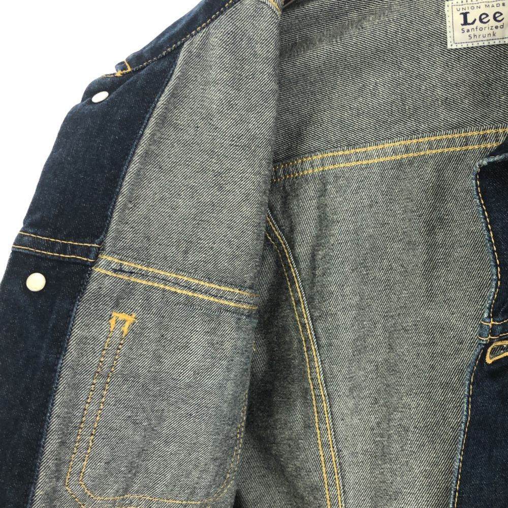 Ли джинсовая куртка с длинным рукавом M Бард детали 4