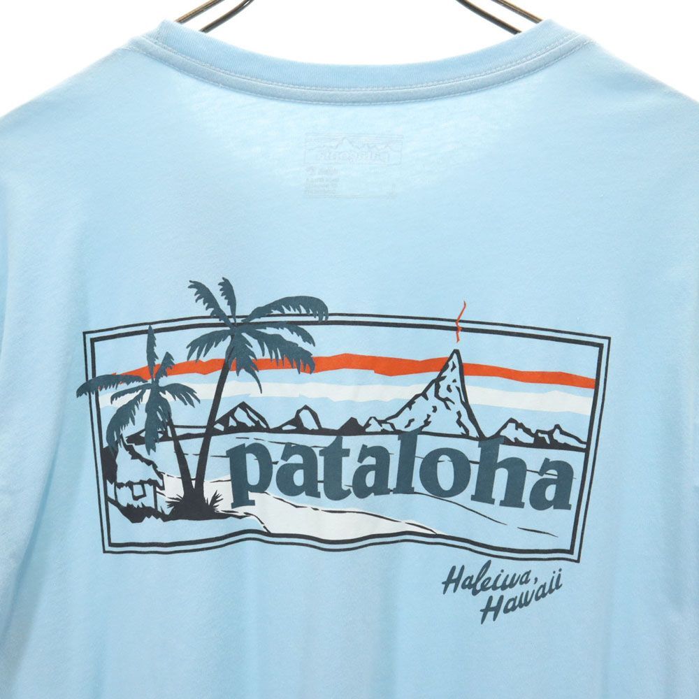未使用 パタゴニア STY38841 アウトドア USA製 半袖 Tシャツ L ブルー patagonia タグ付き メンズ 240331の画像3