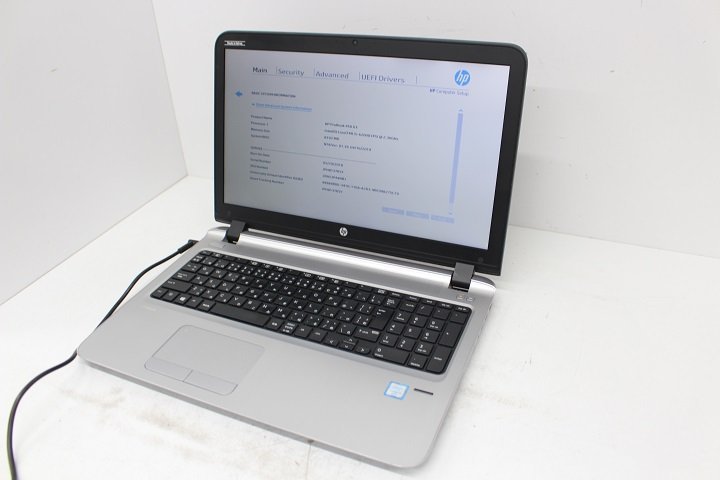 現状 ProBook 450 G3 第6世代 Core i5 6200U /8GB/15.6インチ/Wi-Fi/USB3.0/HDMI端子/Win10モデル☆_画像2