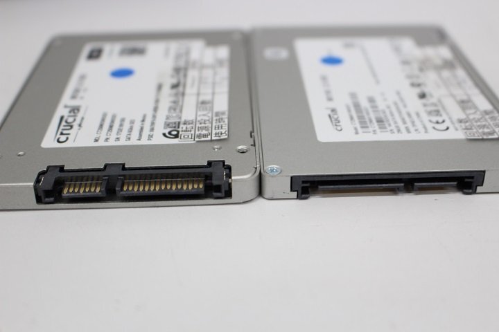 crucial MX100 MX500 250GB 256GB 2.5 SSD SATA 動作品 2個セット☆_画像2