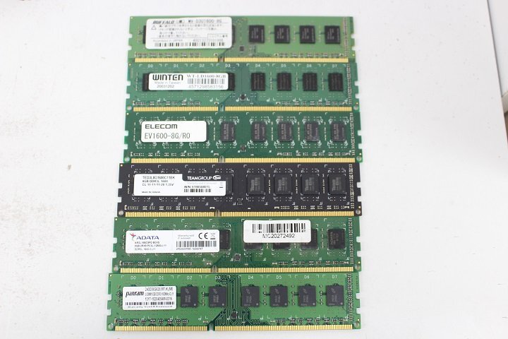 メーカーいろいろ DDR3 8GB×6枚セット 合計48GB メモリ☆_画像1