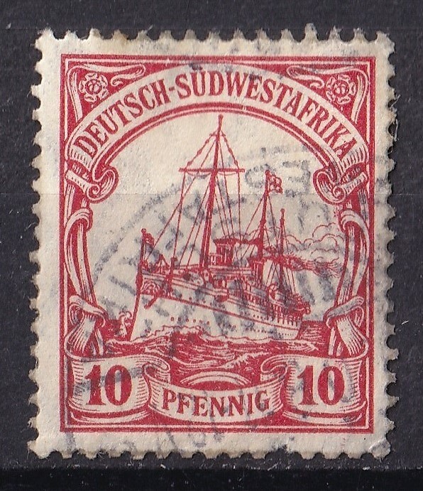 1906 year Germany .. ground south west Africa Kaiser. yacht stamp 3Pf.