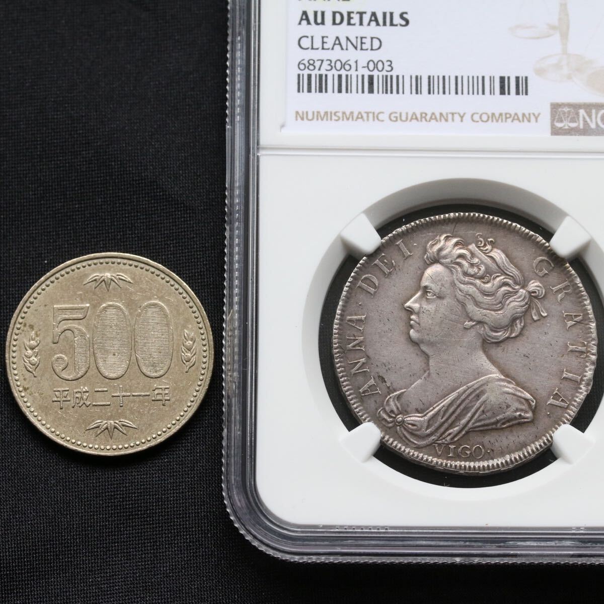 Yahoo!オークション - 【VIGO】ハーフクラウン 銀貨 アン女王 1703年