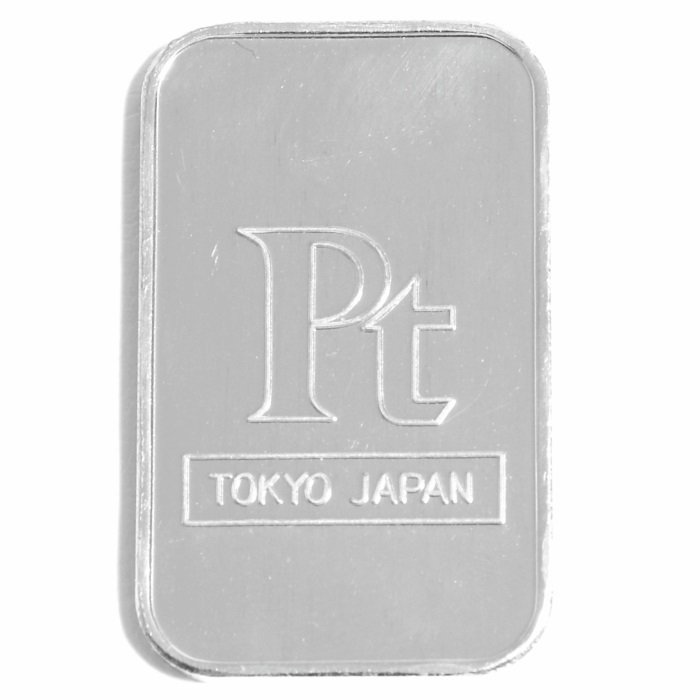 田中貴金属 プラチナ インゴット 10g バー PT 流通品 保証書付 送料無料._画像2