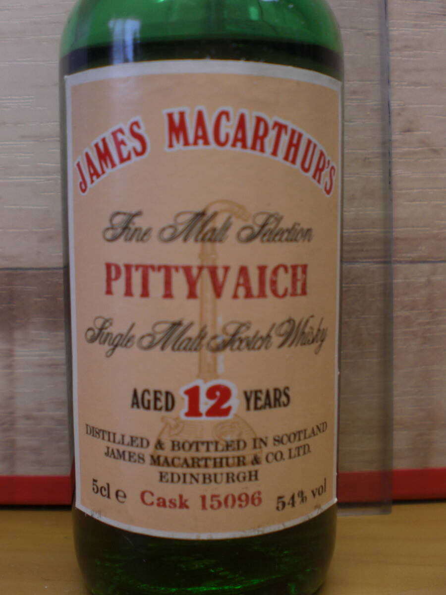 JAMES MACARTHUR'S PITTYVAICH 12 ミニチュアボトル_画像2