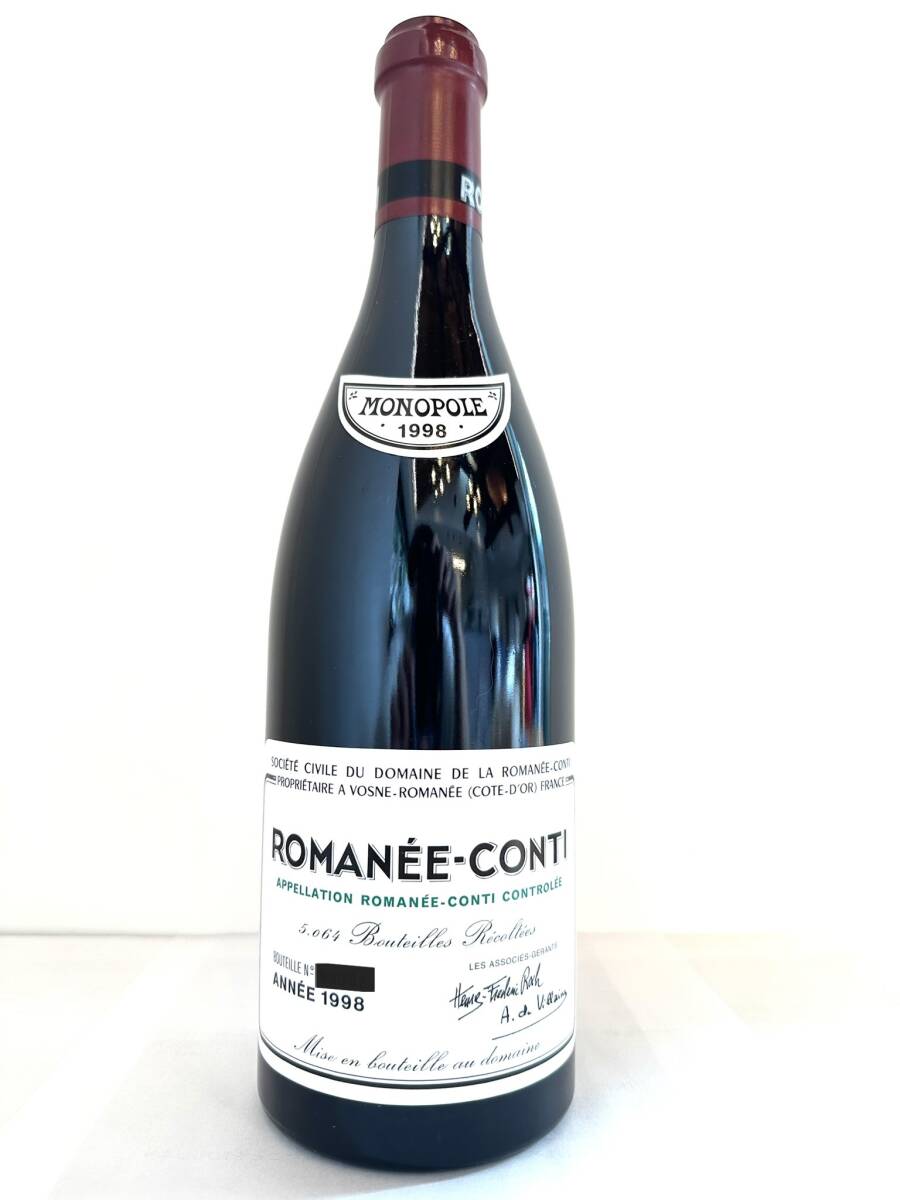 1998 DRC Romanee-Conti Romane Conti (Domaine Dora Romanne Conti) Монопольное вино 750 мл меньше 14 %