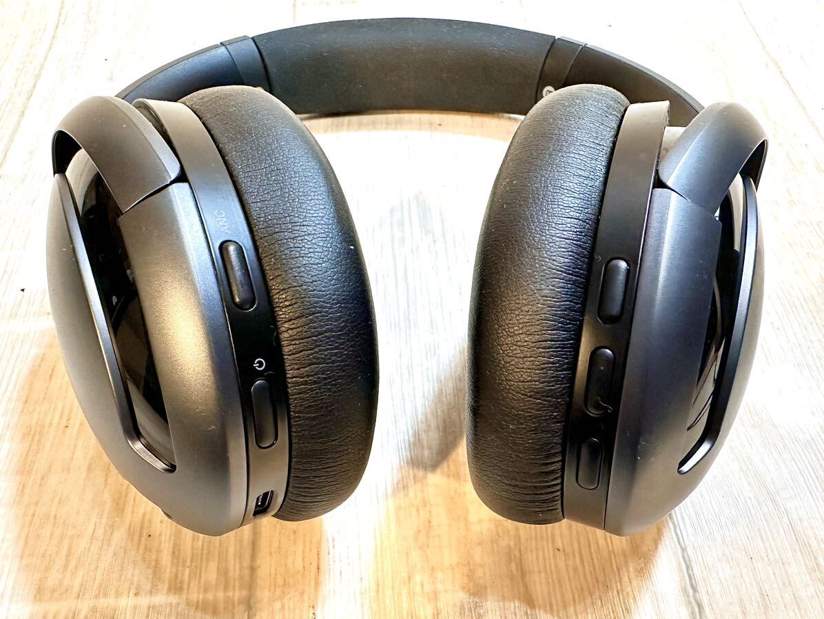 Mu6 Smart Noise Canceling Headphones スマート ノイズ キャンセリング ヘッドホン Magnetic Wireless Charging Stand Bluetooth接続 _画像4
