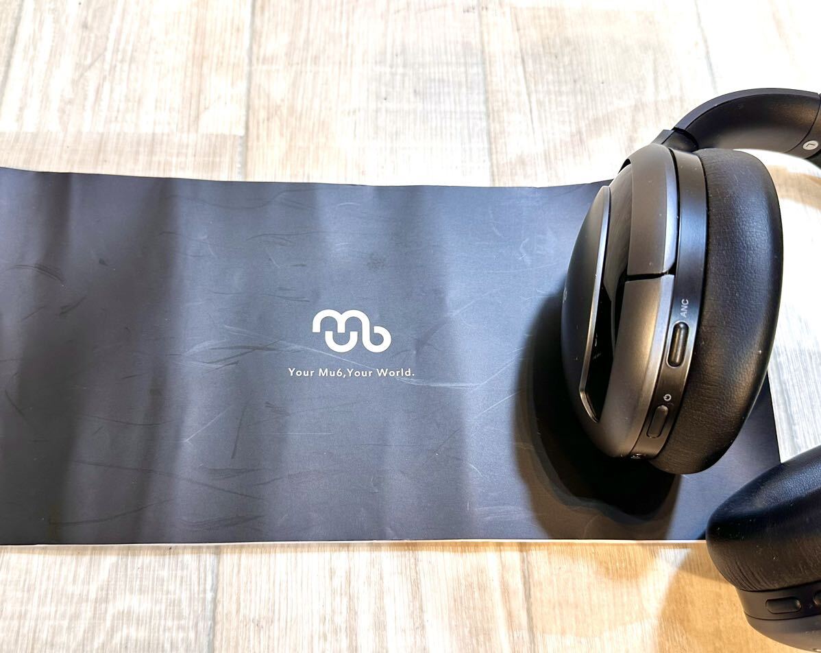 Mu6 Smart Noise Canceling Headphones スマート ノイズ キャンセリング ヘッドホン Magnetic Wireless Charging Stand Bluetooth接続 _画像7
