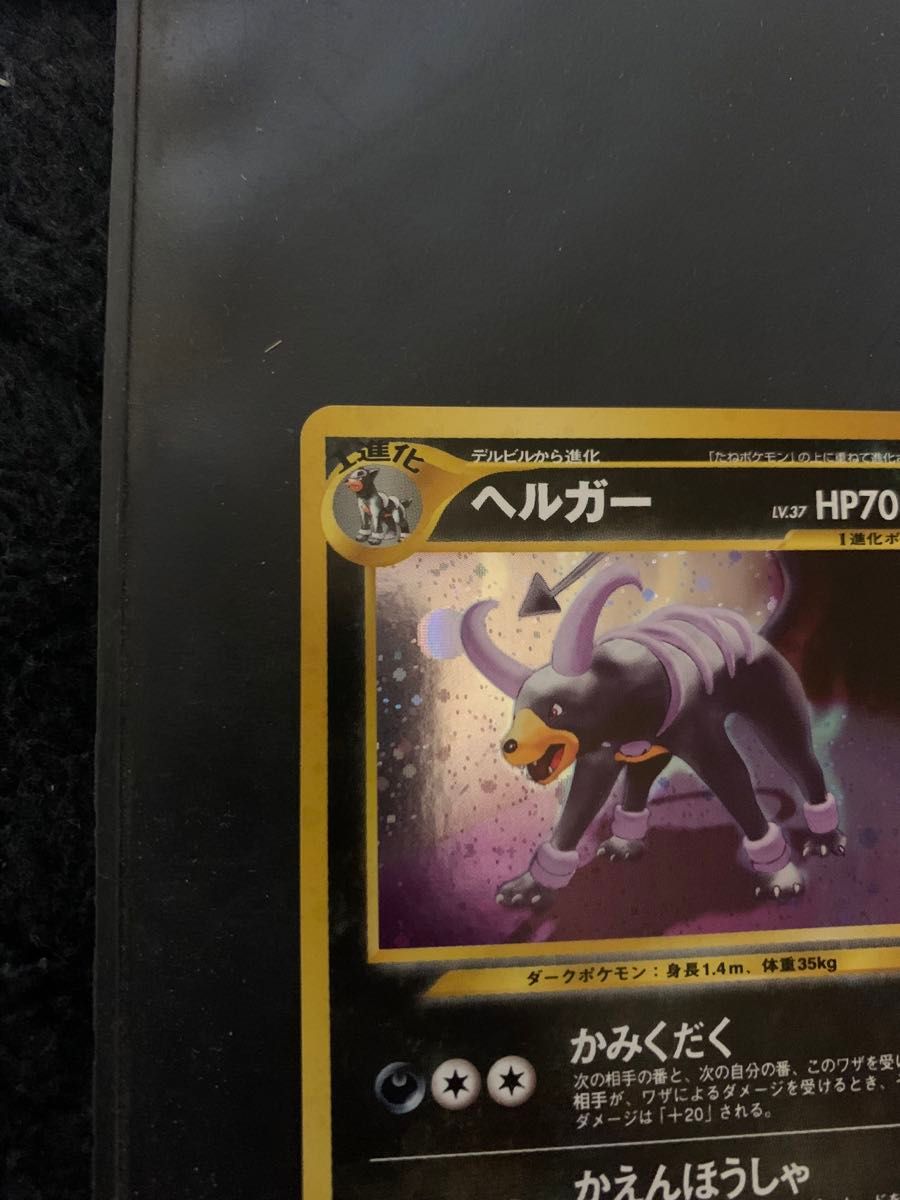 ヘルガー進化セット デルビル ポケモンカード 旧裏面 旧裏 ヘルガー進化セット デルビル ポケモンカード 旧裏面 旧裏