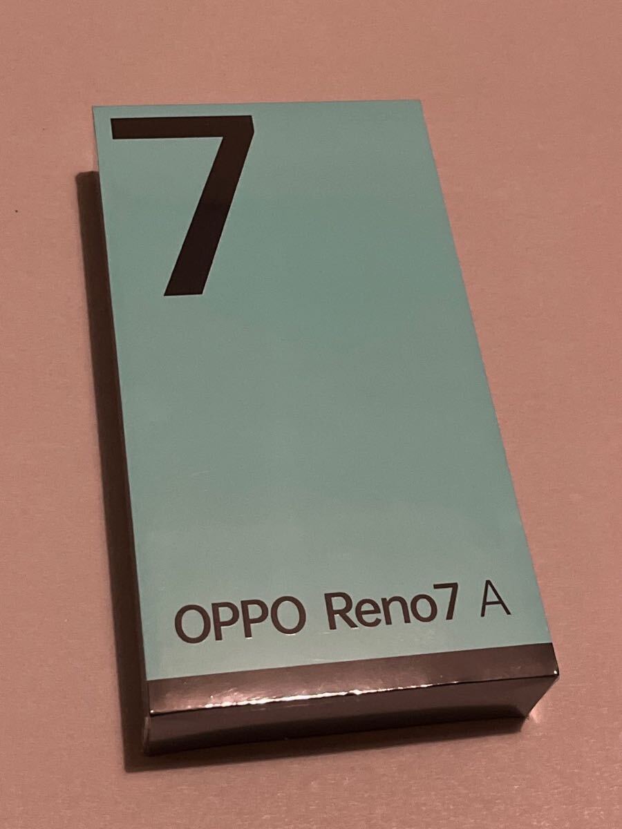 【新品未開封】OPPO/Reno7 A/ドリームブルー・6GB/128GB一括購入品/SIMフリー/未使用品
