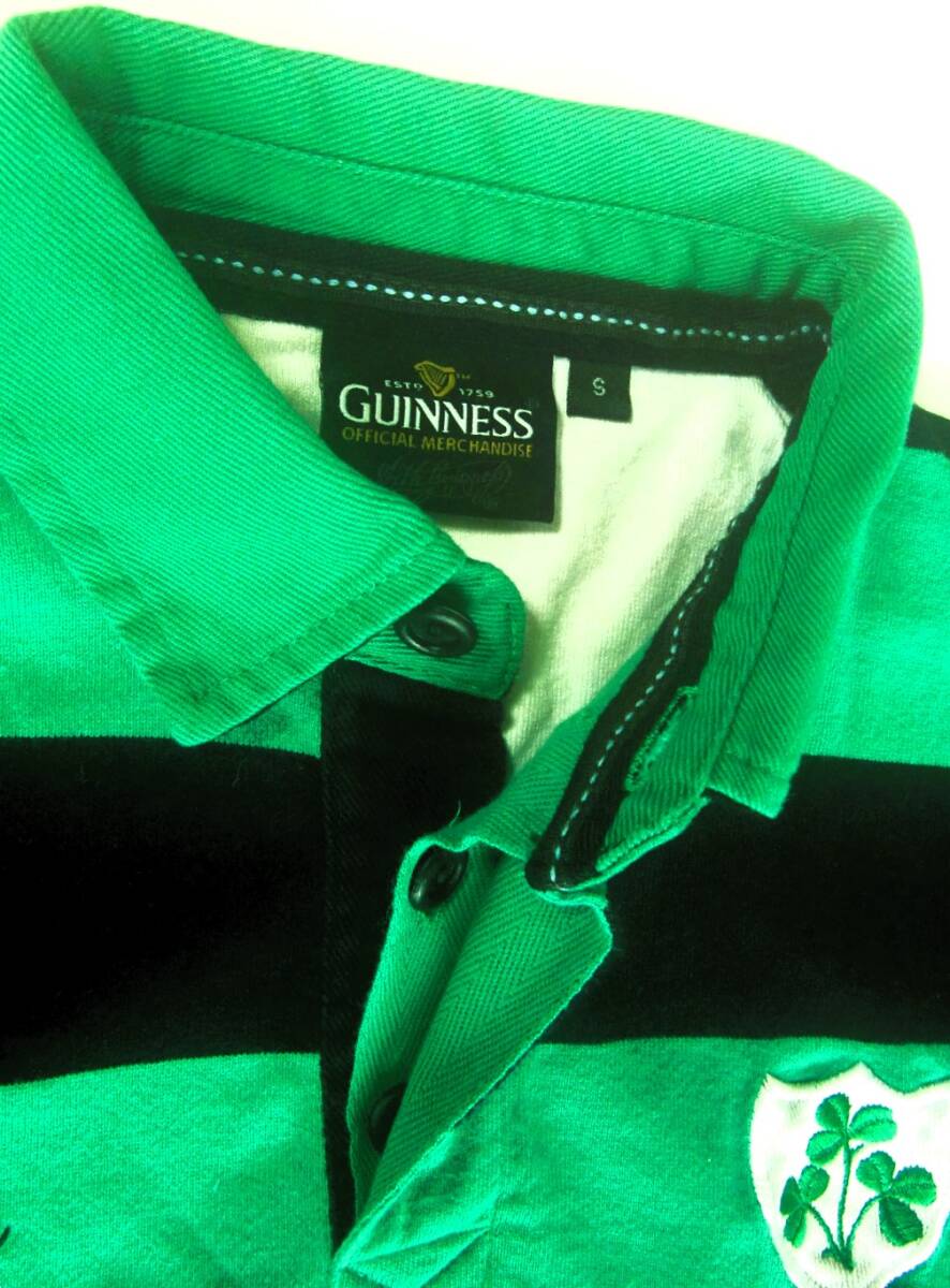 【利益還元祭】開催中!今年最後の大セール 未着用】GUINNESSギネスビール アイルランド エンブレム刺繍ロゴ ジャージ