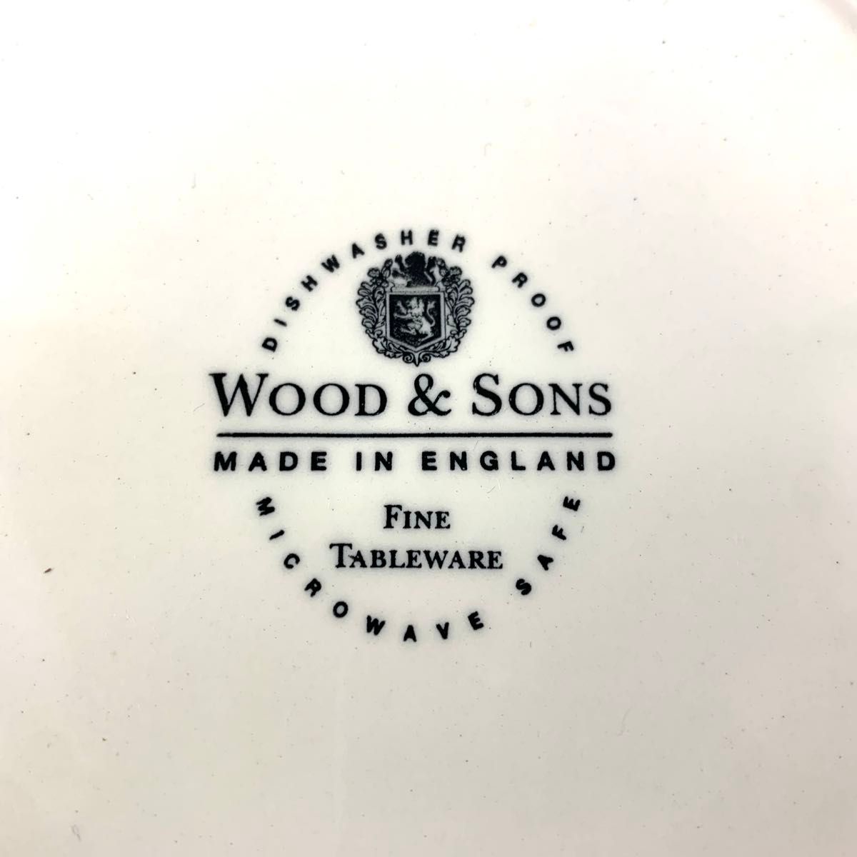 WOOD &SONS  ウッドアンドサンズ　大皿26cm テディベア　5枚セット