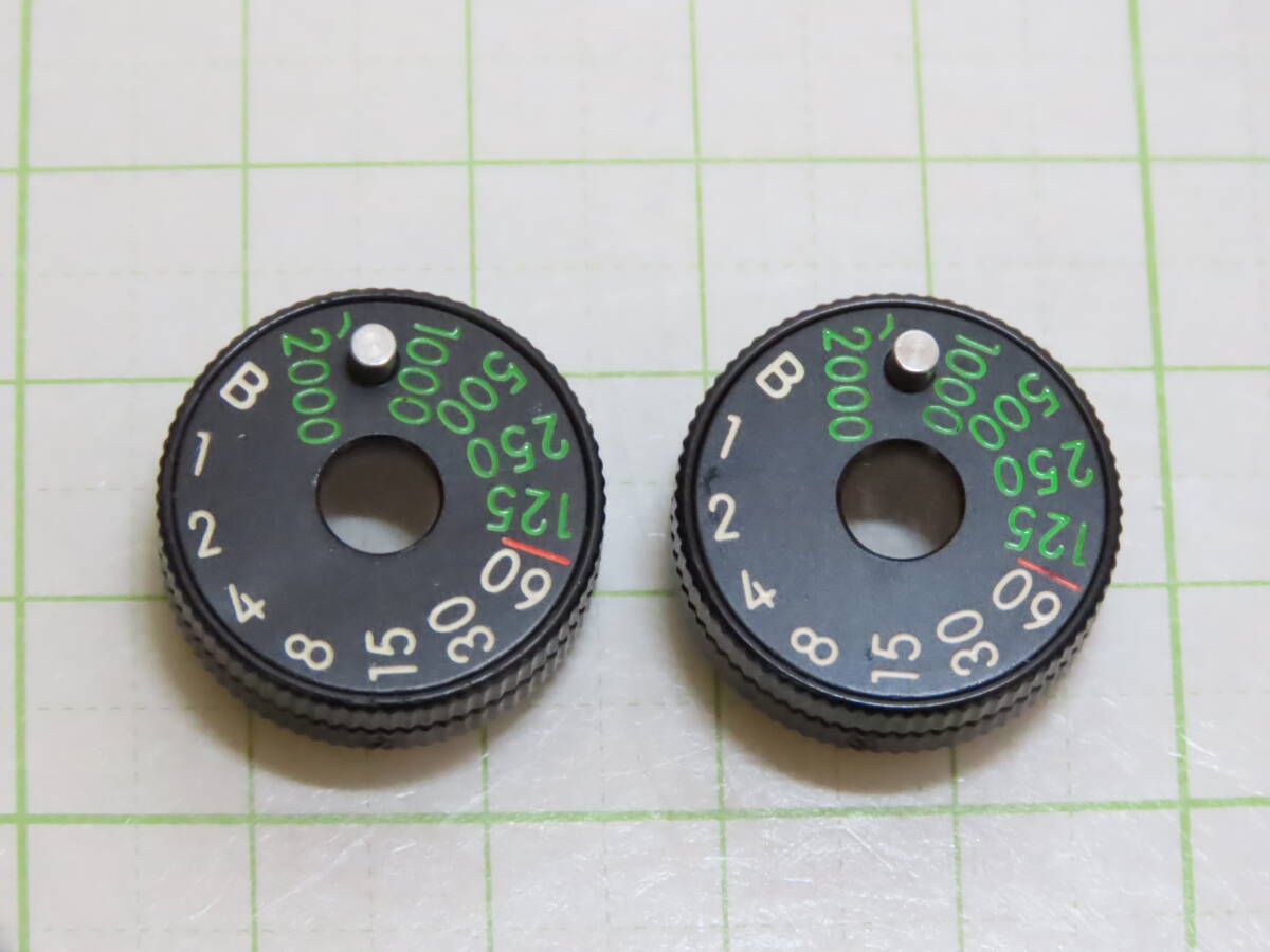 Nikon Part(s) - Shutter speed dial for Nikon F2 Black Body シャッタースピードダイヤル._画像2