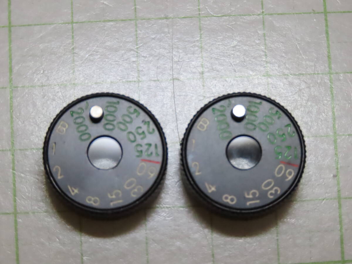 Nikon Part(s) - Shutter speed dial for Nikon F2 Black Body シャッタースピードダイヤル._画像6