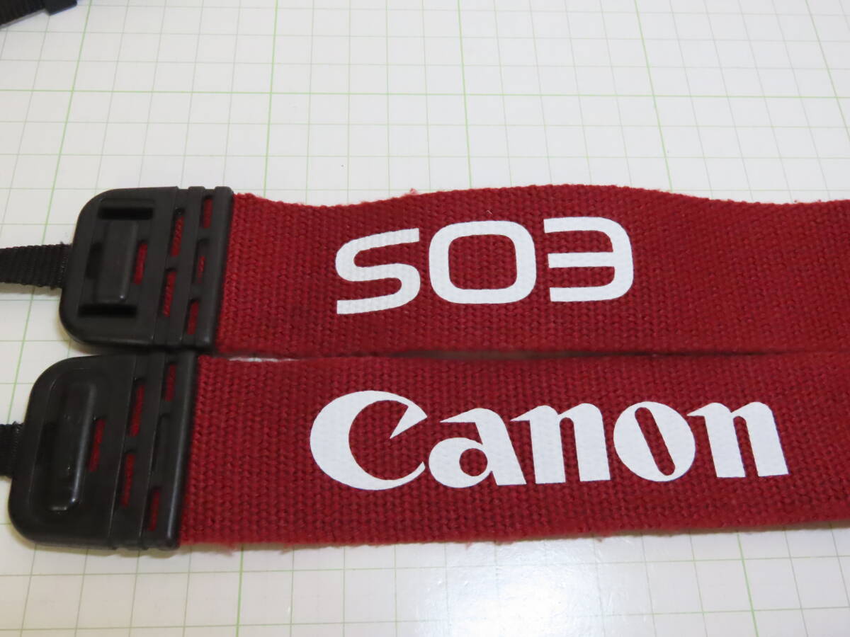 Canon Neck Strap with Eos logos ( Fabric ) キヤノン 布製 ストラップの画像3