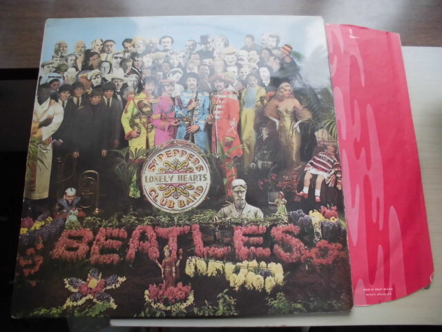 ビートルズ☆SGT.PEPPER’ 英国Y&B MONO PMC7027　_画像1