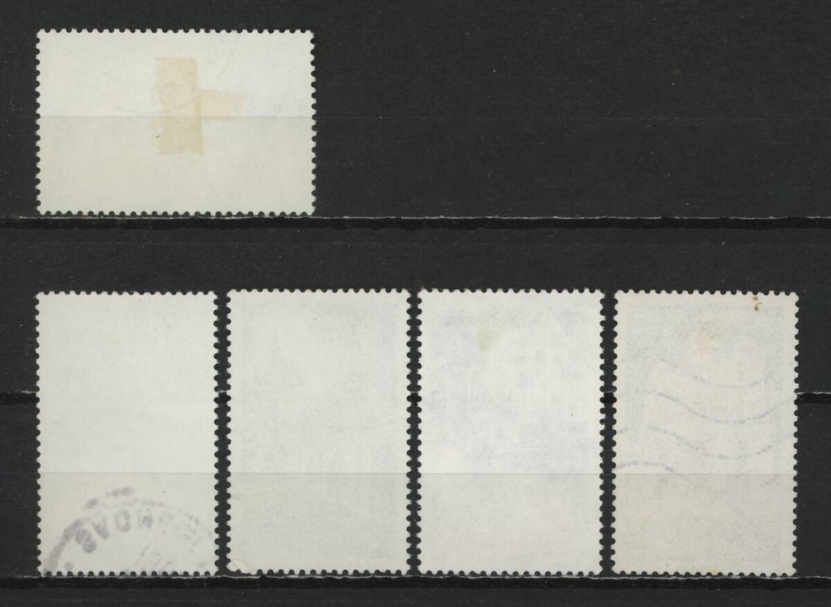 ∞フランス 1980年 観光切手 SC#1703~07 使用済 5種完の画像2