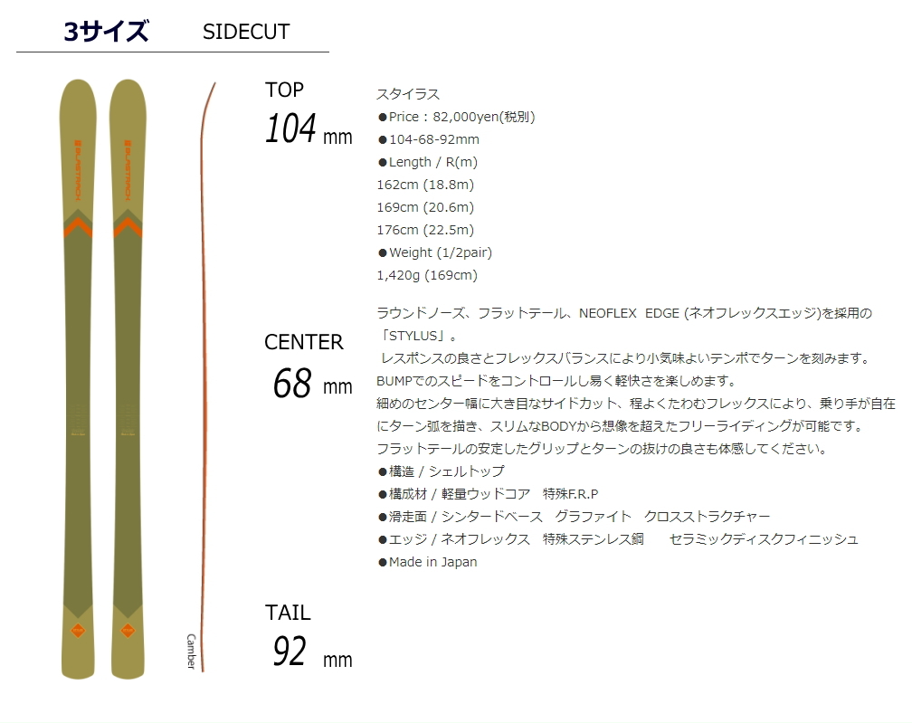 BLASTRACK STYLUS[169cm/68mm ширина ] 22-23 blast подставка стило kob круговой доска одиночный Япония стандартный товар 